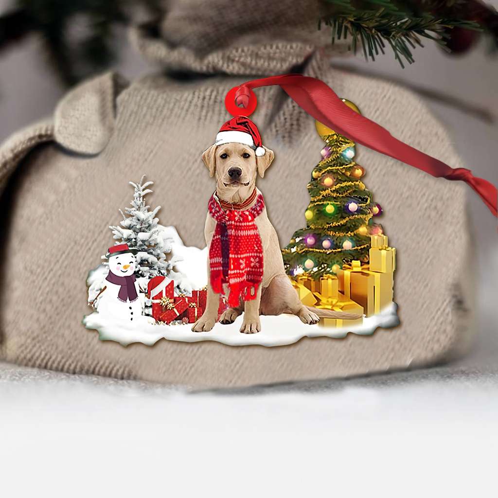 Labrador Retriever Pine Tree Labrador - Retriever Ornament (Printed On Both Sides) 1022