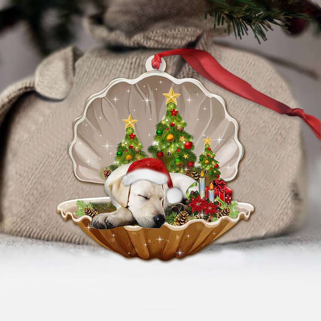 Sleeping Labrador Labrador - Retriever Ornament (Printed On Both Sides) 1022