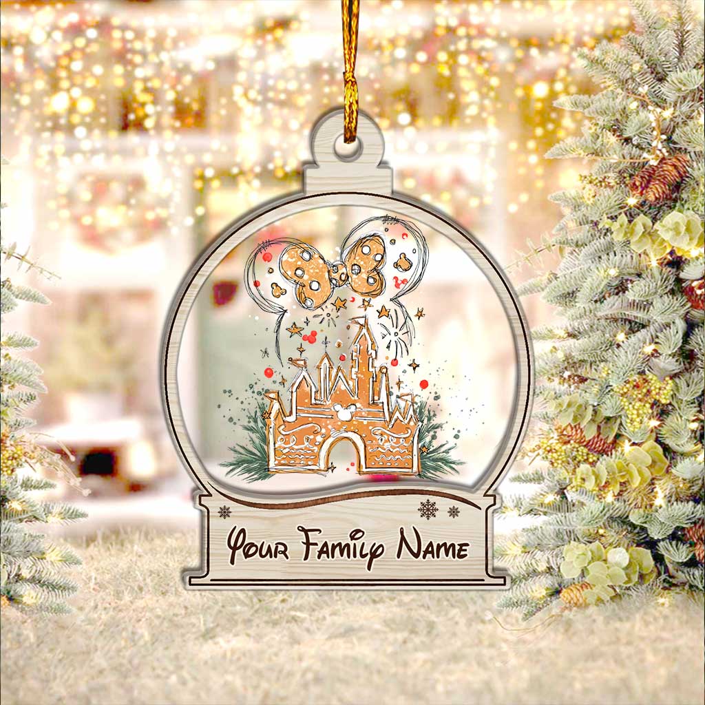 My Castle - Personalized Christmas Mouse Layers Mix Ornament