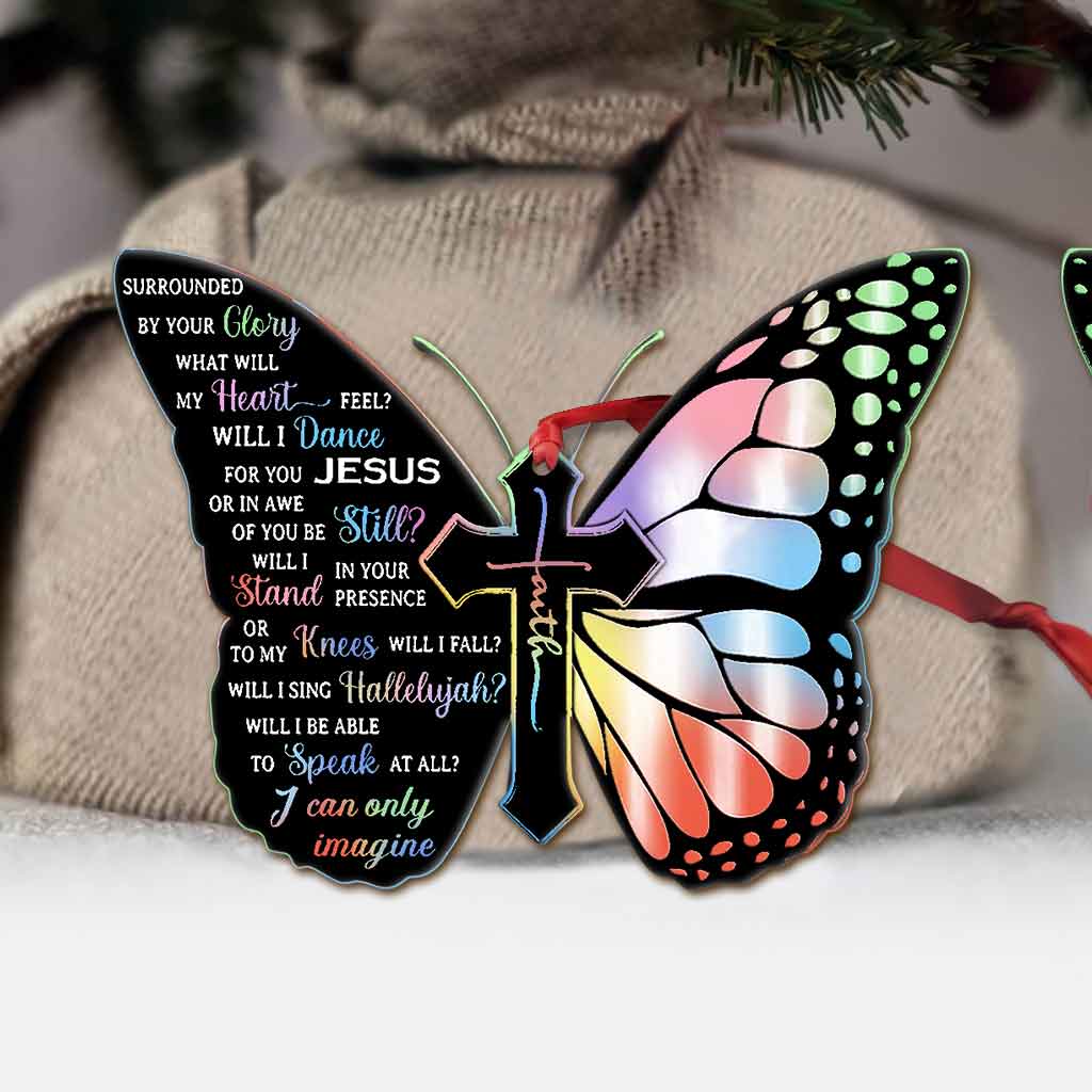 I Can Only Imagine - Christmas Christian Ornament (Printed On Both Sides)