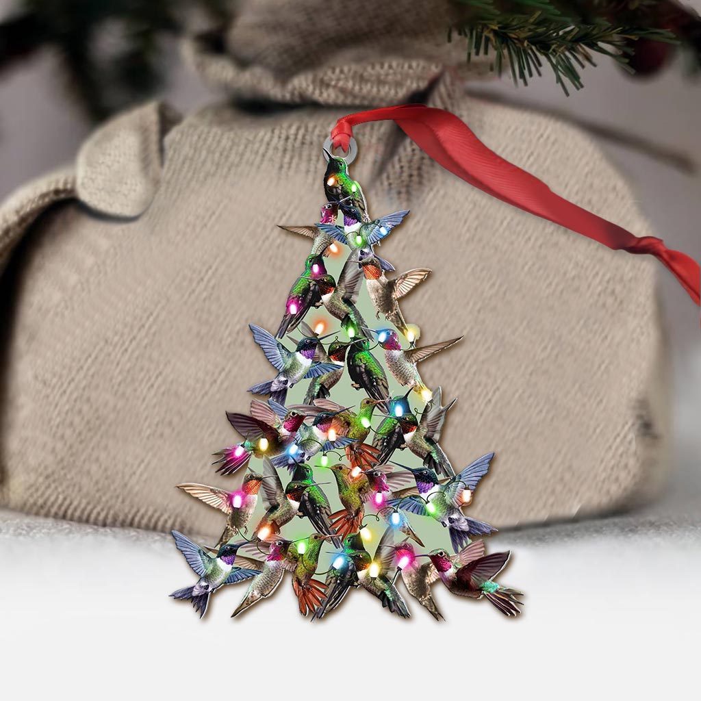 Hummingbirds - Christmas Ornament (Printed On Both Sides) 112021