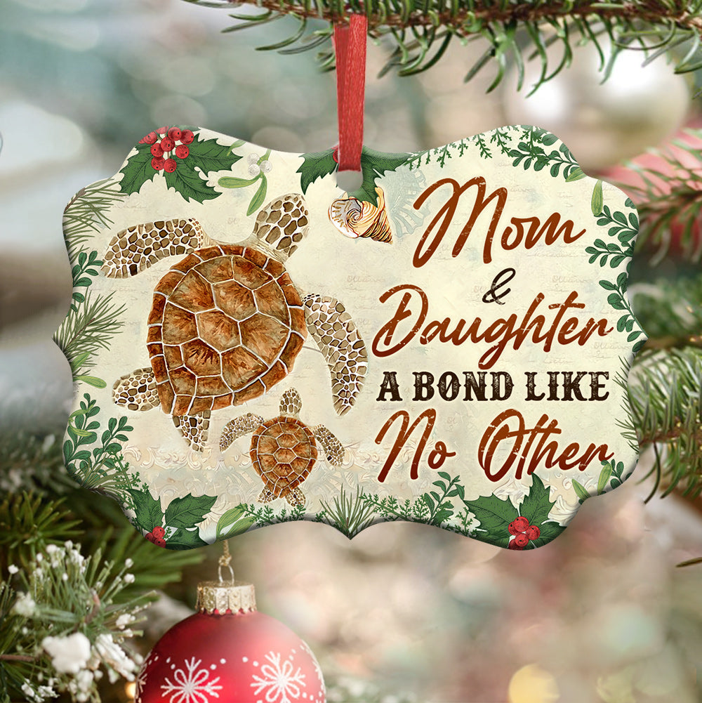 Turtle A Bond Like No Other Turtle - Medallion Aluminium Ornament (Printed On Both Sides) 1122