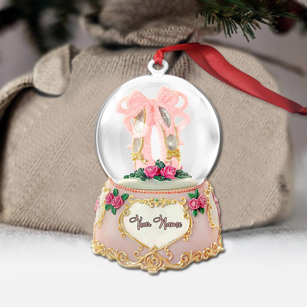 Christmas Dance - Personalized Ballet Ornament (Printed On Both Sides)