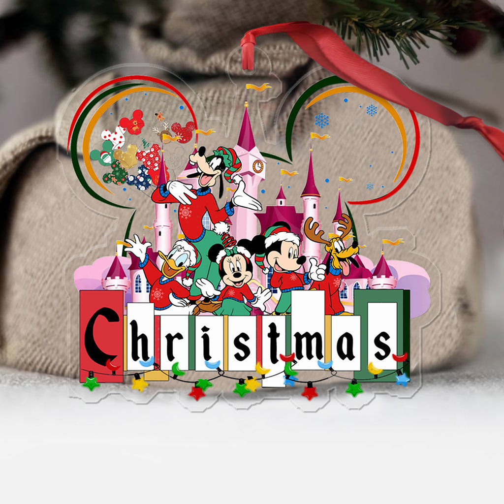 Magical Christmas Vibe - Mouse Transparent Ornament