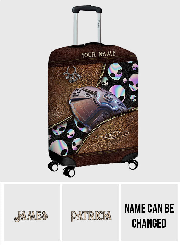 Believer - Personalized Alien Luggage Cover