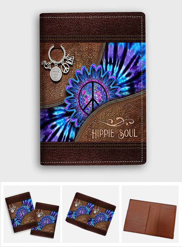 Peace Love Joy - Hippie Passport Holder