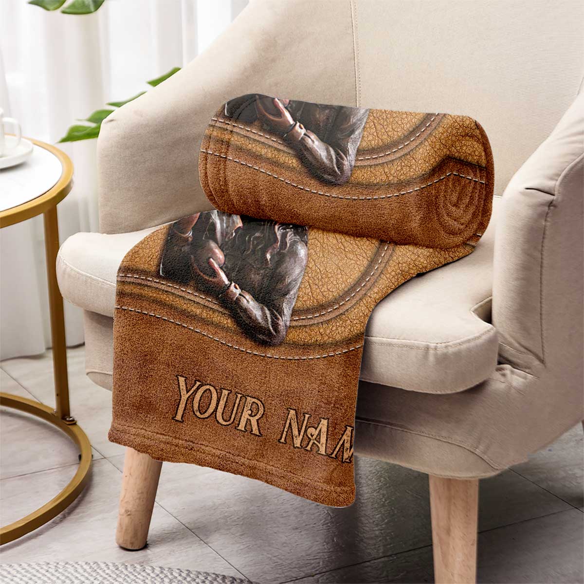 You're My Happy Place - Personalized Horse Blanket