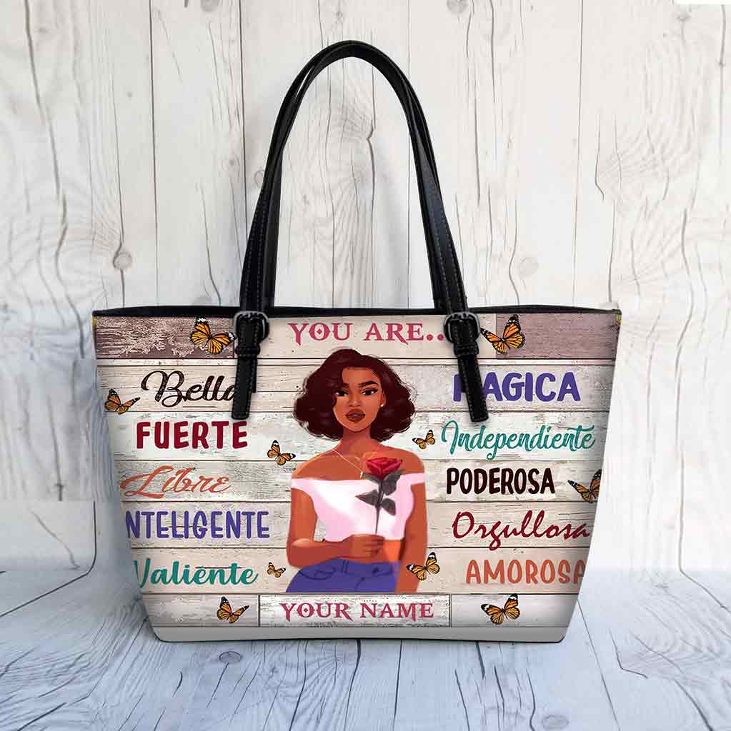 You Are - Personalized Latina Women Leather Bag