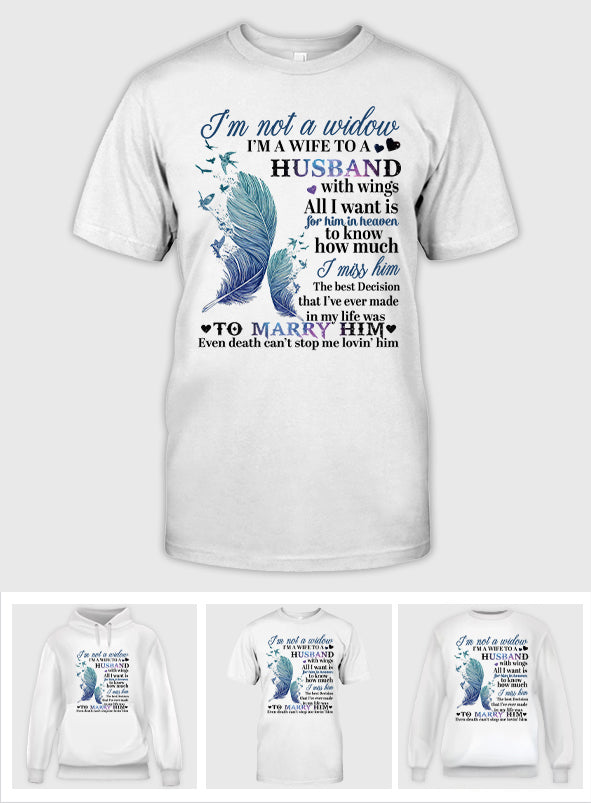 I'm Not A Widow - Memorial T-shirt And Hoodie