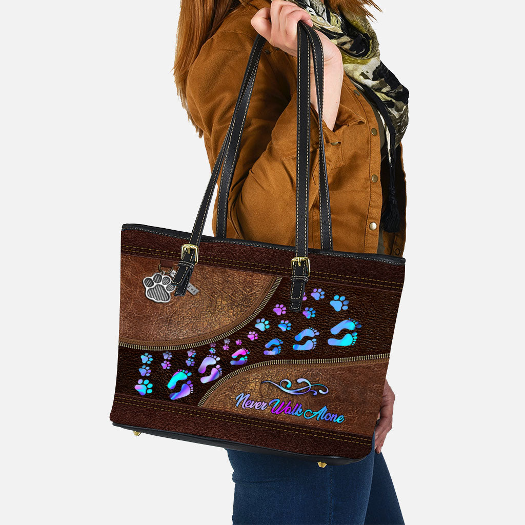 Never Walk Alone - Dog Leather Bag