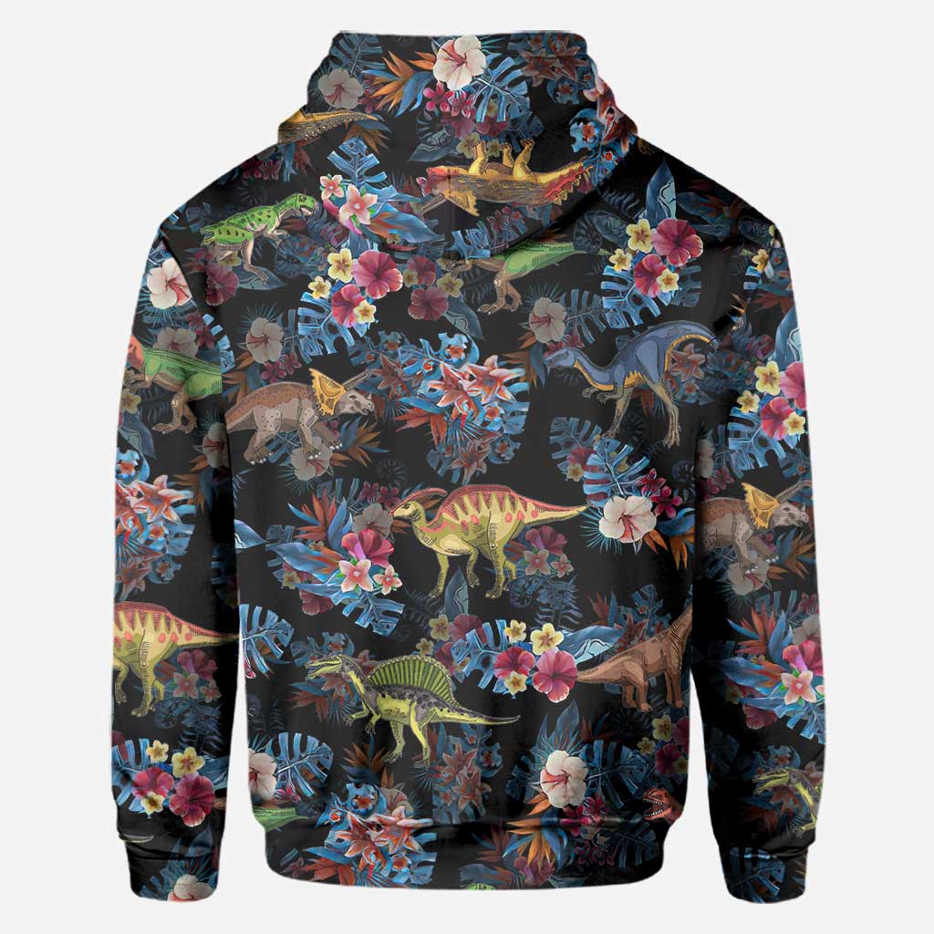 Tropical Dinosaurs Pattern - Dinosaur All Over Shirt