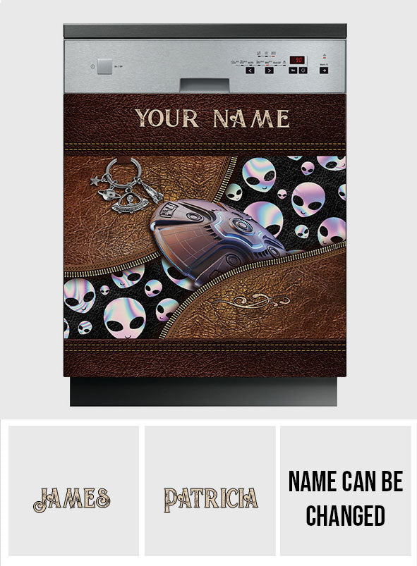 Believer - Personalized Alien Dishwasher Cover