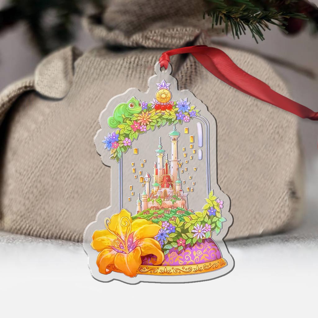 Tangled Kingdom Terrarium - Christmas Mouse Transparent Ornament