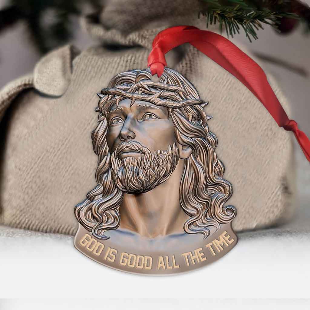 God Is Good - Christmas Christian Ornament (Printed On Both Sides)