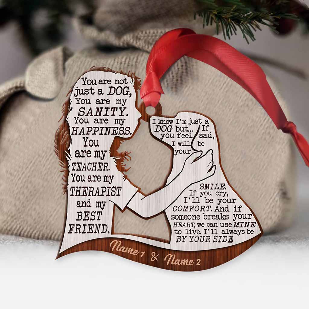 I Know I'm Just A Labrador - Personalized Christmas Retriever Ornament (Printed On Both Sides)
