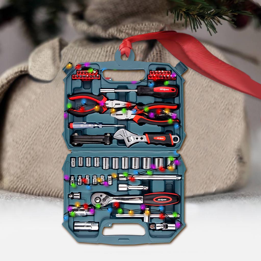 All I Want For Christmas - Mechanic Ornament (Printed On Both Sides)