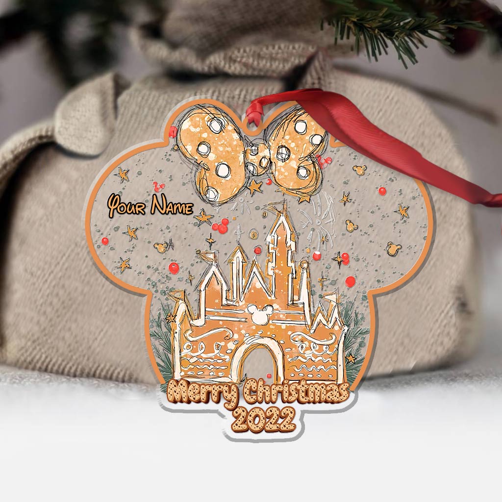 Magical Cookie - Personalized Christmas Mouse Transparent Ornament