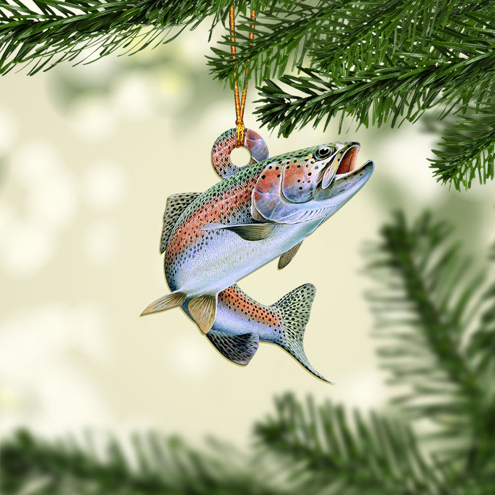 Love Fishing - Fishing Ornament (Printed On Both Sides) 1022