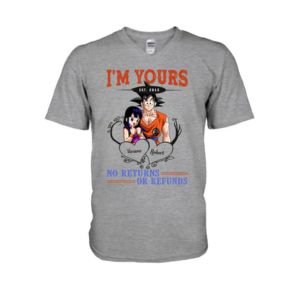 I'm Yours No Returns Or Refunds - Personalized Seven Balls T-shirt and Hoodie