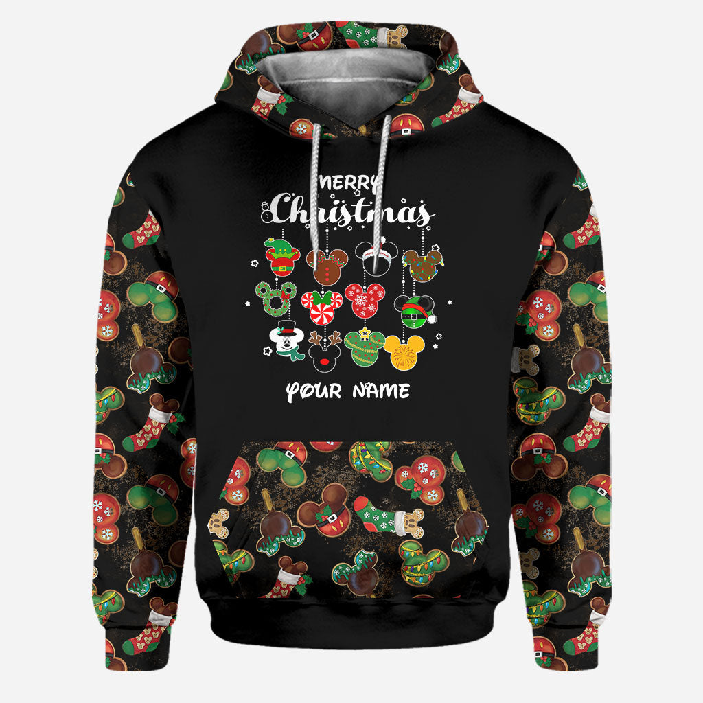 Merry Christmas - Personalized Mouse Hoodie and Leggings