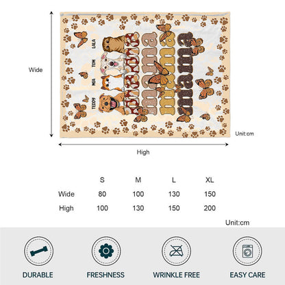 Best Mama Ever - Personalized Mother's day Dog Blanket