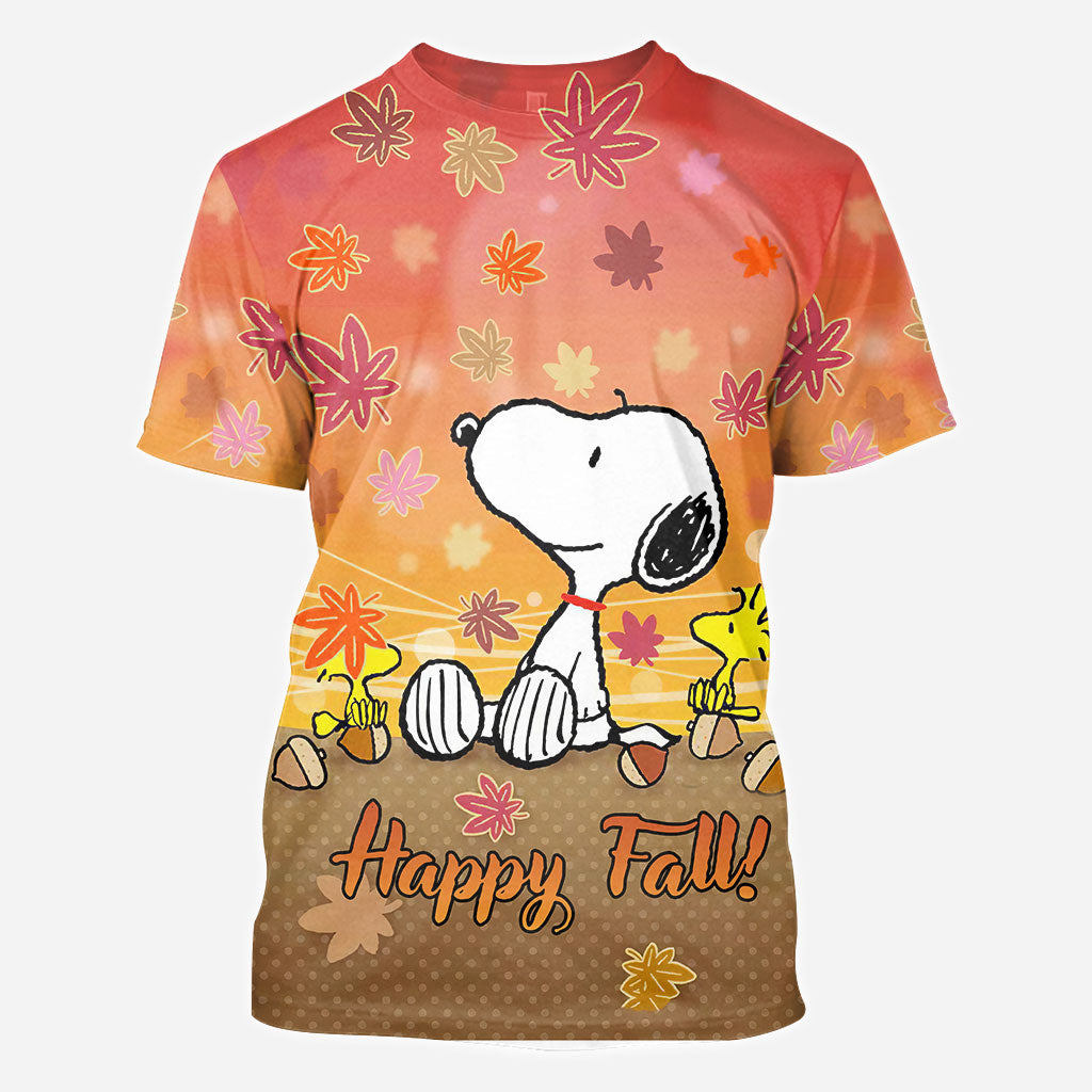 Happy Fall All Over Shirt 0823