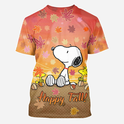 Happy Fall All Over Shirt 0823