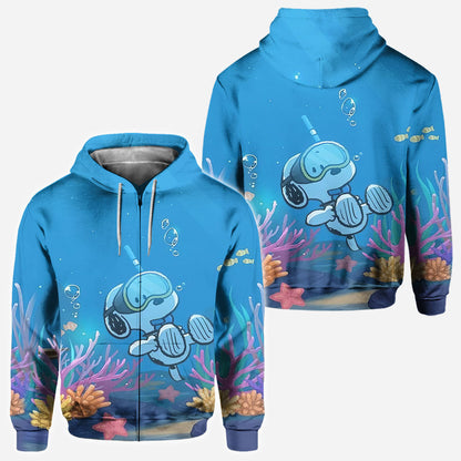 Diving All Over Shirt 0823