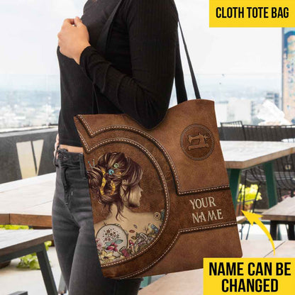 Love Sewing Personalized Tote Bag