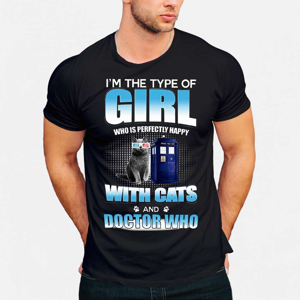 I Am Perfectly Happy With Cats - T-shirt and Hoodie 1122