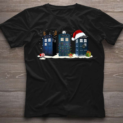 Christmas Police Boxes - T-shirt and Hoodie 1122