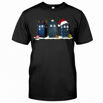 Christmas Police Boxes - T-shirt and Hoodie 1122