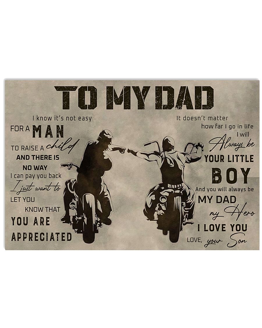 Meaningful From Biker Son To Dad - Family Poster 0921