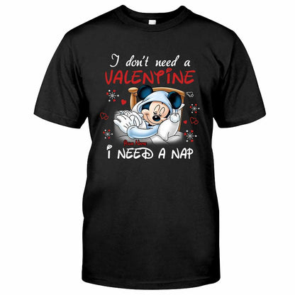 I Don't Need A Valentine - Personalized Valentine Mouse T-shirt and Hoodie
