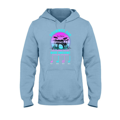 Drummer Dad - Personalized Father's Day T-shirt and Hoodie