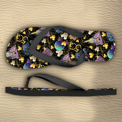 50 Years Of Magic - Personalized Mouse Flip Flops