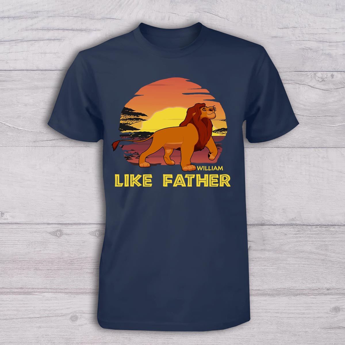 Like Father Like Son - Personalized Mouse T-shirt And Baby Onesie