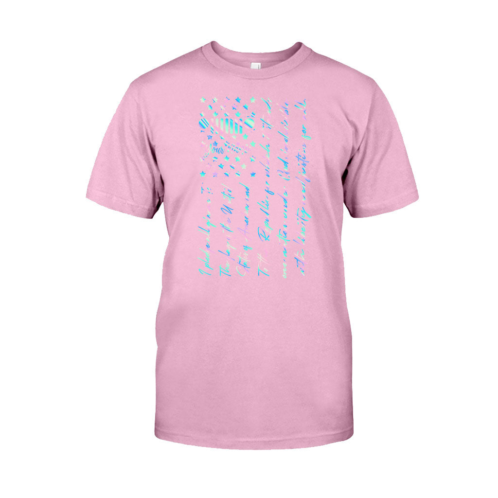 Jp Lovers Pledge Of Allegiance - Personalized Independence Day Car T-shirt and Hoodie