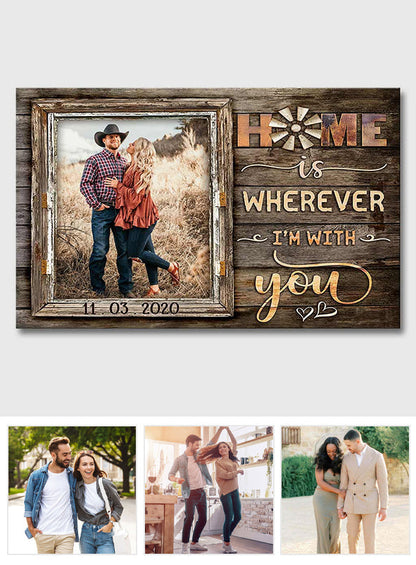 I’m With You - Personalized Couple Canvas And Poster