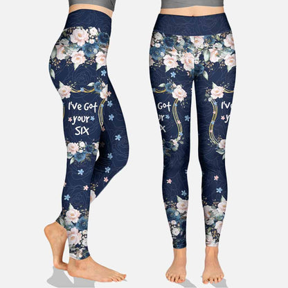 My Favorite Blue Roses - Personalized Police Officer Hoodie and Leggings