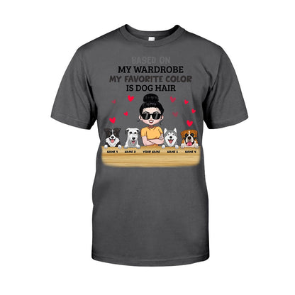 My Favorite Color Is Dog Hair - Personalized Dog T-shirt and Hoodie