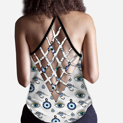 Namaste - Personalized Yoga Cross Tank Top