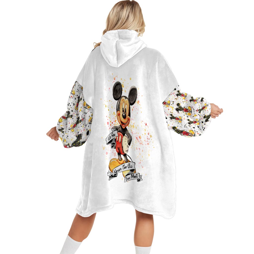 Magic Mouse Ears - Personalized Mouse Blanket Hoodie