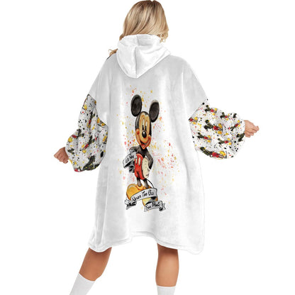 Magic Mouse Ears - Personalized Mouse Blanket Hoodie