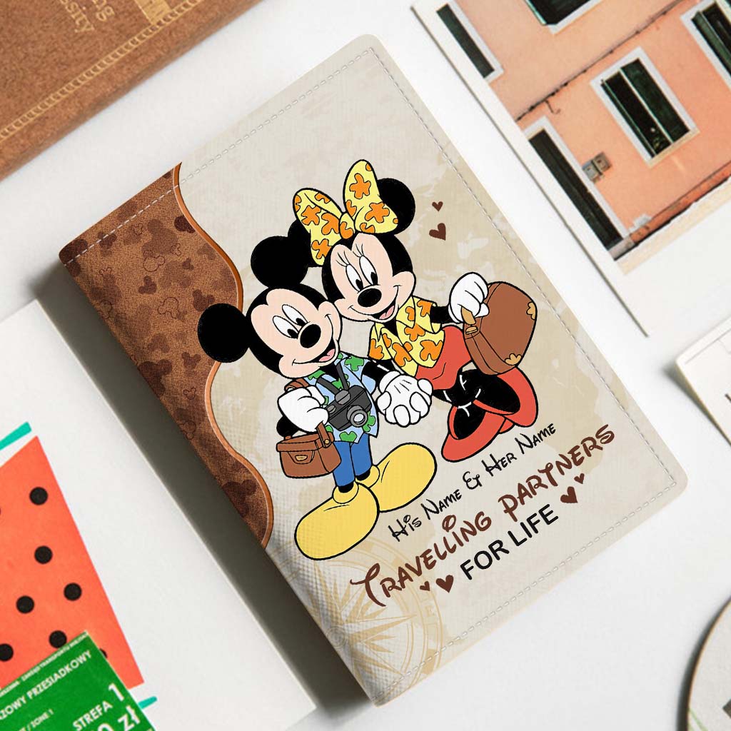 Apparently We're Trouble When We're Together - Personalized Mouse Passport Holder