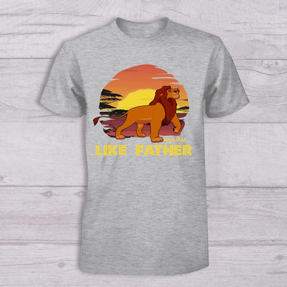 Like Father Like Son - Personalized Mouse T-shirt And Baby Onesie