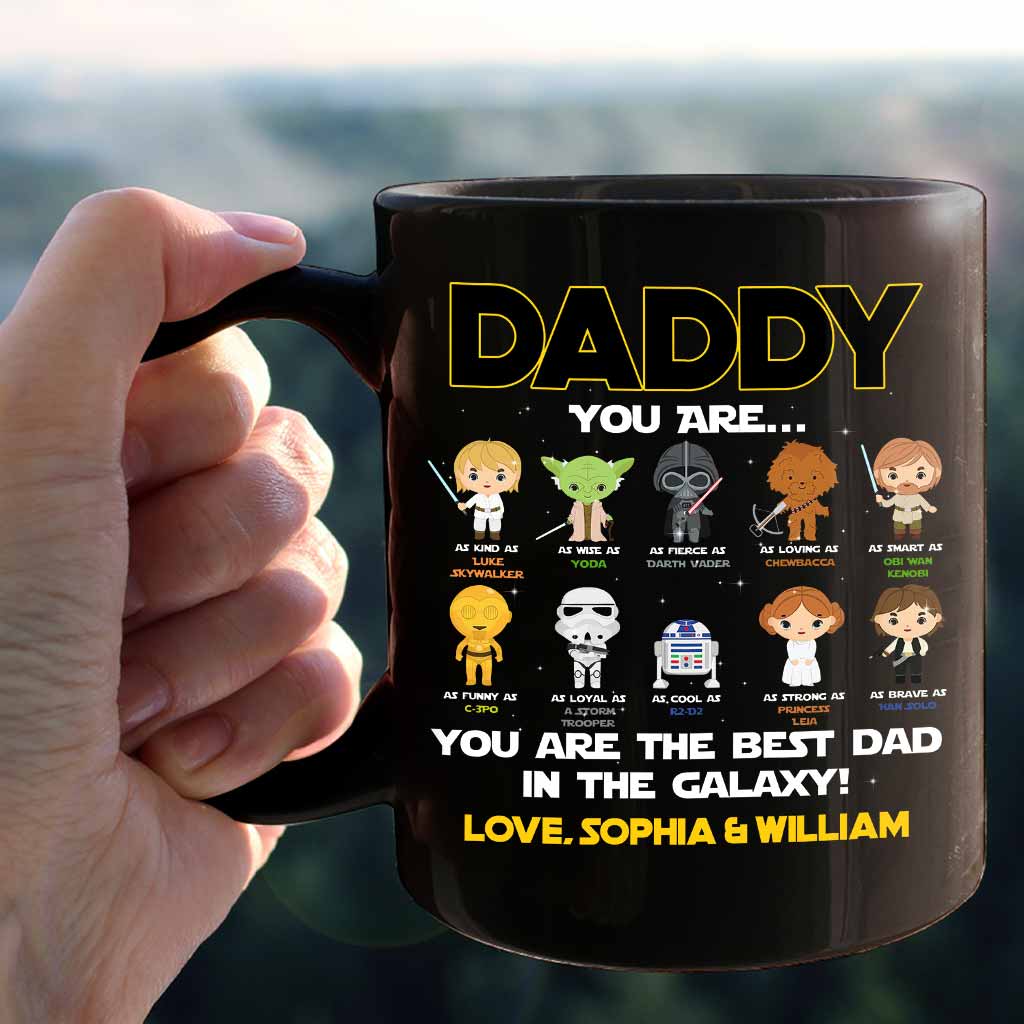 Daddy You Are - Personalized Father's Day The Force Mug