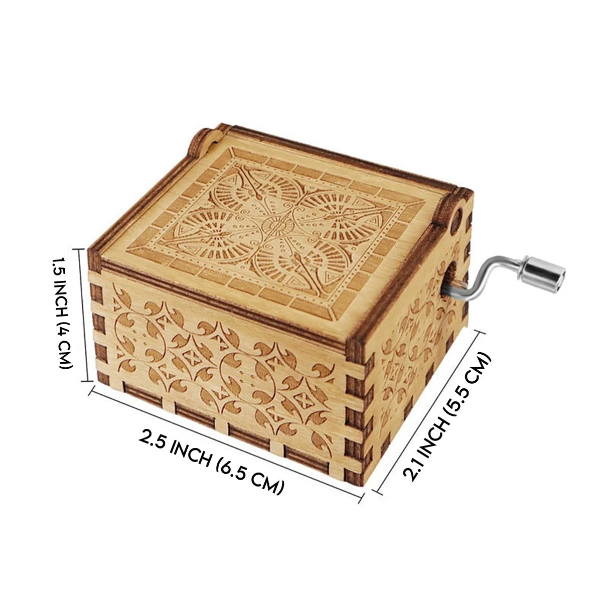 All Of Me Loves - Personalized Mouse Hand Crank Music Box