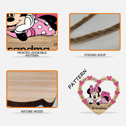 Lovely Mouse - Personalized Mother's Day Wood Sign