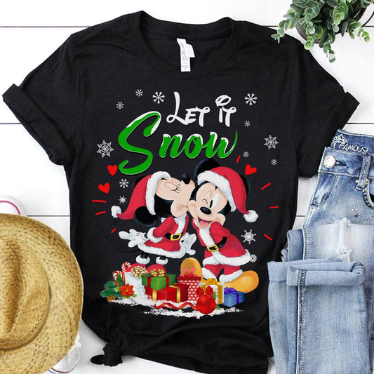 Let It Snow Mouse T-shirt and Hoodie 0823